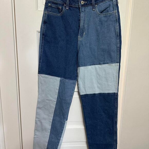 Hollister unique patchwork high waisted jeans - Picture 1 of 3